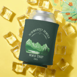 Porta-lata Vintage Green Mountain Sunset lago ao ar livre