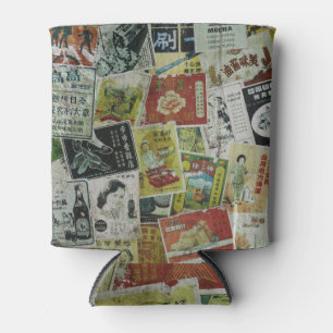 Porta-lata Vintage Hong Kong anunciando muro.