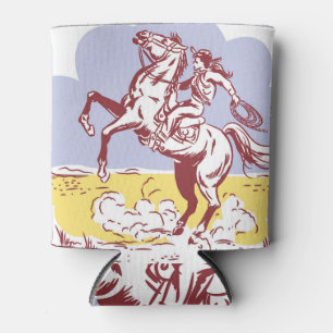 Porta-lata Vintage Line Drawing.