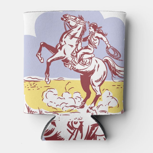 Porta-lata Vintage Line Drawing. (Frente)