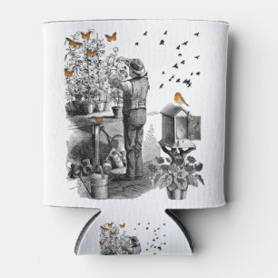 Porta-lata vintage que jardina um grande presente para algum