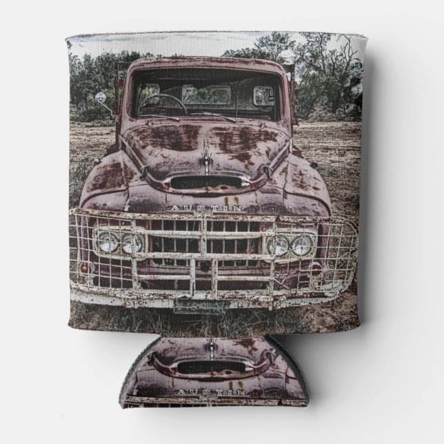 Porta-lata Vintage Truck Austin (Frente)