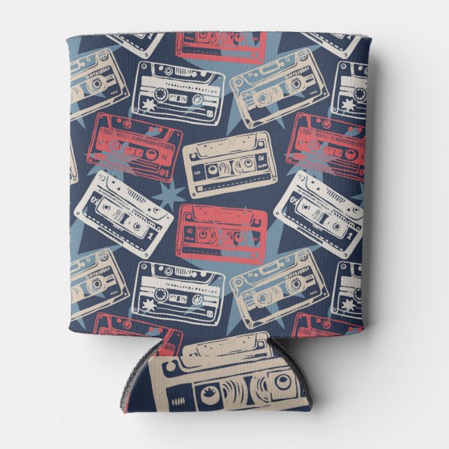 Porta-lata Vintage, Vintage, sem costura (Frente)