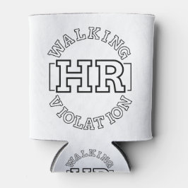 Porta-lata Violação de RH Andando