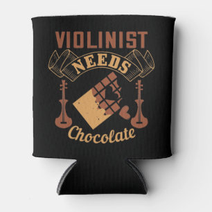 Porta-lata Violino - Violinista Precisa de Chocolate