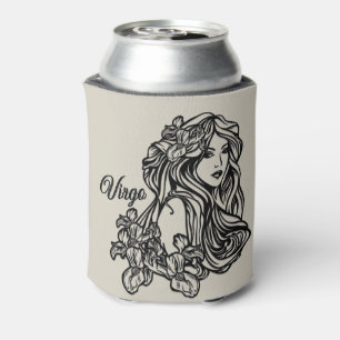 Porta-lata Virgem Zodíaco Dourado