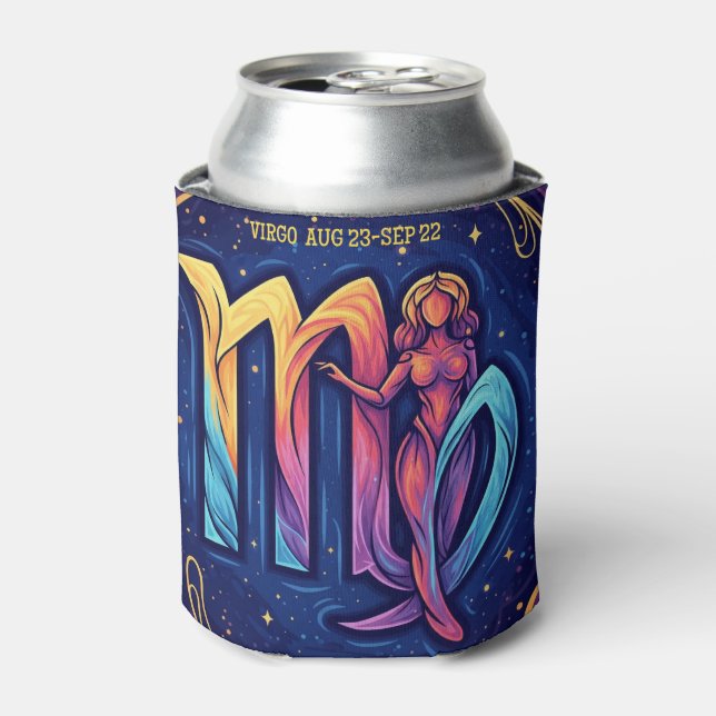 Porta-lata Virgo Zodiac Can Cooler (Can Front)