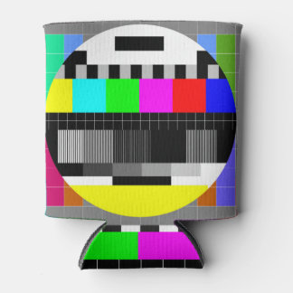 Porta-lata Visão geral de ausência de sinal da TV retrô.