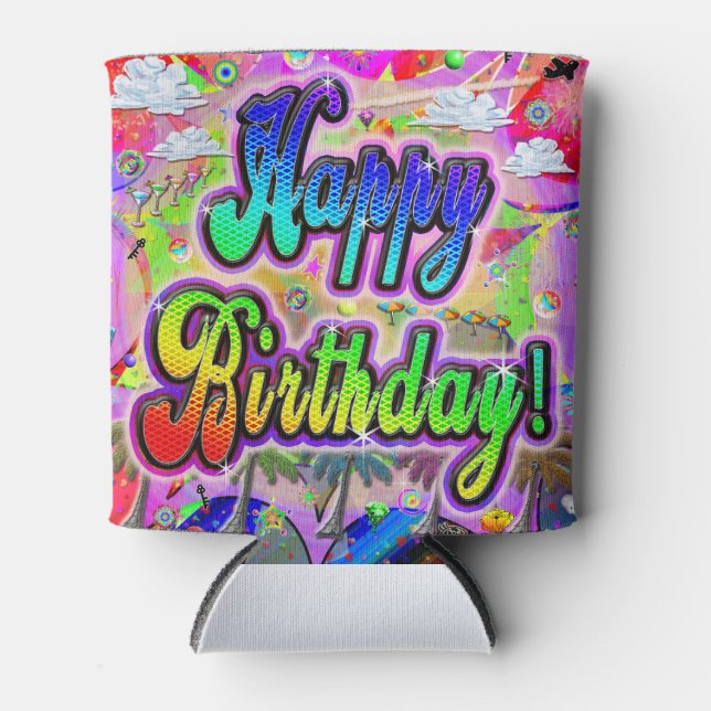 Porta-lata Vista Express Birthday Cooler (Frente)