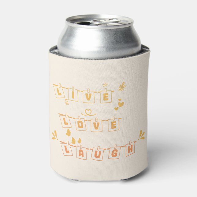 Porta-lata Viva Amar Rir Fofo Notedry (Can Front)
