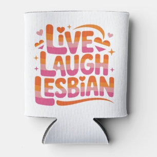 Porta-lata Viva Ria Lésbica Divertida Comunidade LGBTQ