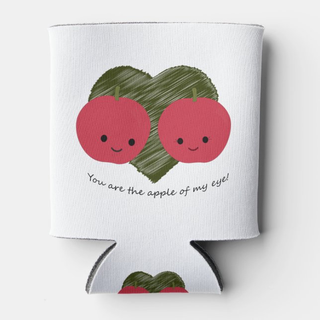 Porta-lata Você é a Apple do meu olho (Frente)