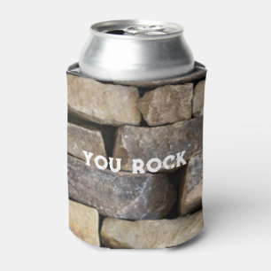 Porta-lata Você Rock Stone Wall Stacking Rochas Texto Persona