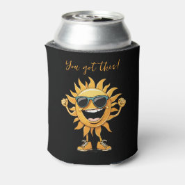 Porta-lata Você tem um Sol engraçado com óculos escuros