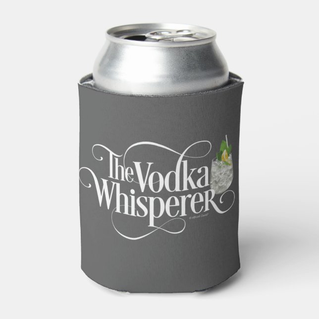 Porta-lata Vodka Whisperer Can Cooler (Can Front)