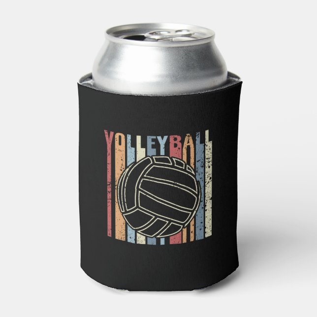 Porta-lata Voleibol de Retro Vintage (Can Front)
