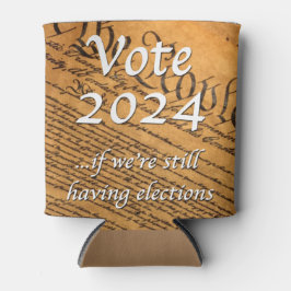 Porta-lata Votar 2024 se ainda tivermos eleições