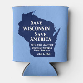 Porta-lata Vote Crawford para o Supremo Tribunal de Wisconsin