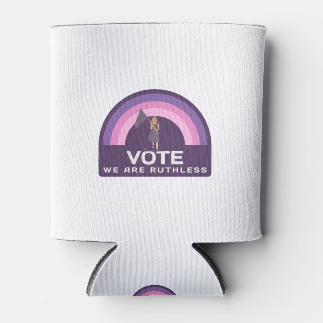 Porta-lata Vote We Are Ruthless (Frente)
