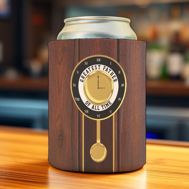 Porta-lata Vovô Relógio Maior Pai de Todos os tempos (Criador carregado)
