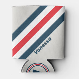 Porta-lata Warbird Stripes com Nome