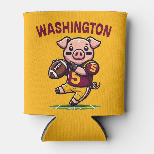 Porta-lata Washington Hog Futebol (Frente)