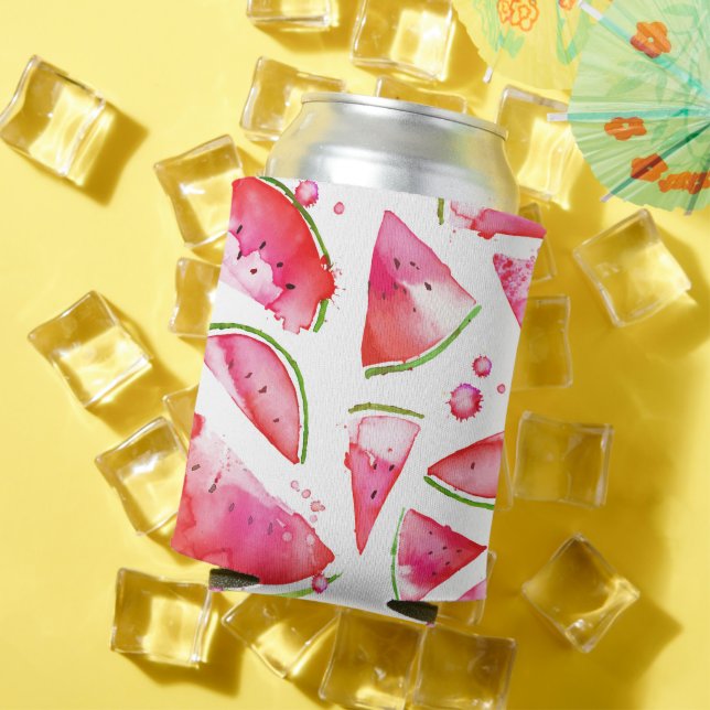 Porta-lata Watercolor Melancia 1 (Verão in situ)