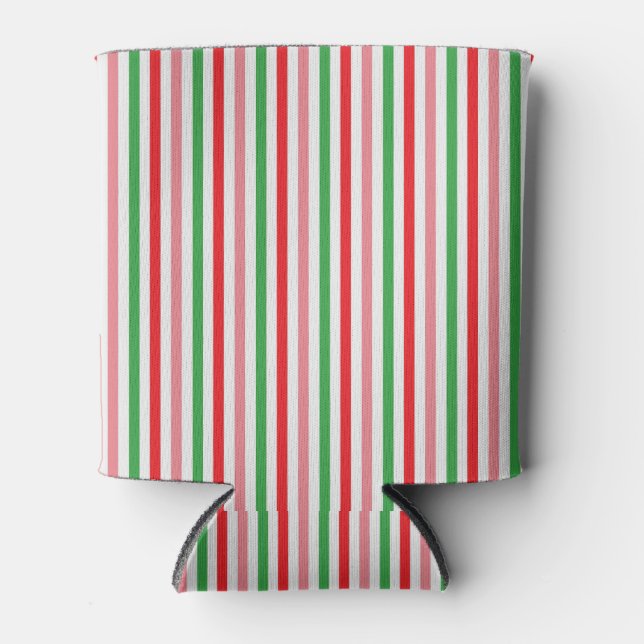 Porta-lata Watermelon Summer Strips Papel Digital (Frente)