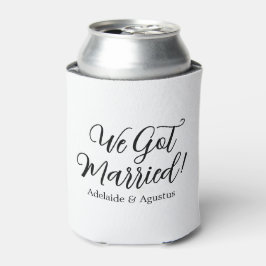 Porta-lata We Got Married White Cooler