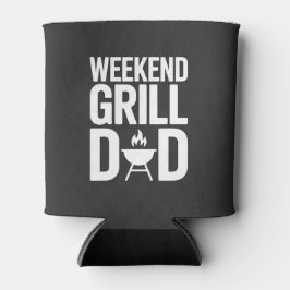 Porta-lata Weekend Grill Dad Funny BBQ