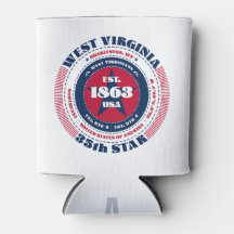 West Virginia State Pride Monographic Cooler