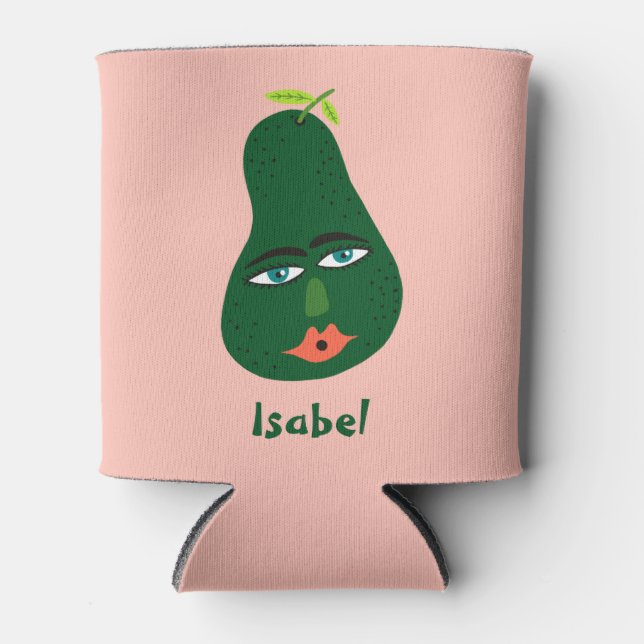 Porta-lata Whimsical Avocado PERSONALIZA TI (Frente)