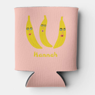 Porta-lata Whimsical Banana Trio PERSONALIZA TI