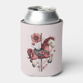 Porta-lata Whimsical Carousel Horse Image
