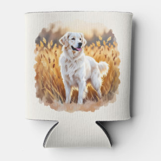 Porta-lata White Golden Retriever Dog