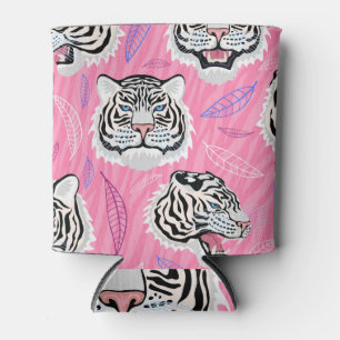 Porta-lata White Tiger Roar: Padrão da Floresta Tropical Selv