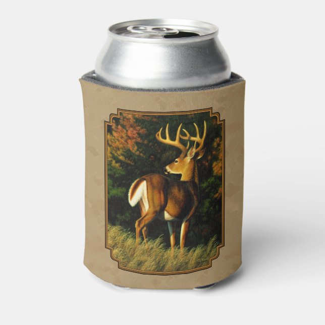 Porta-lata Whitetail Buck Deer Hunting Tan (Can Back)