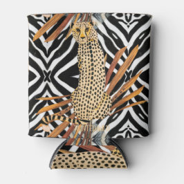 Porta-lata Wild Cheetah Wine Tumbler – African Wildlife Art 