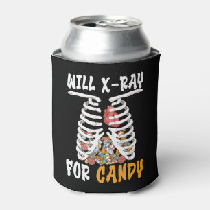 Porta-lata Will Xray Candy Halloween Skeleton Radiologia