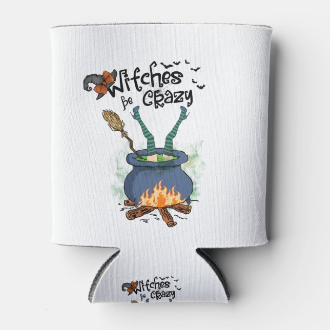 Porta-lata Witches Be Crazy (Frente)