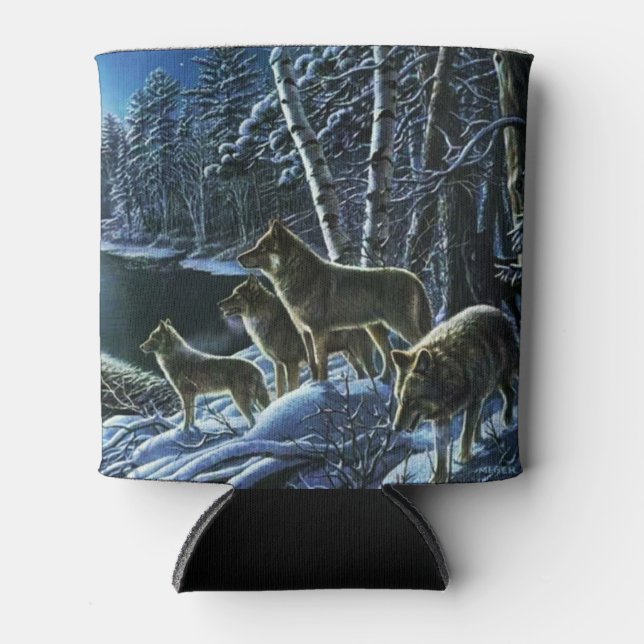 Porta-lata Wolf Pack Family Can Coolers (Frente)