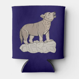 Porta-lata Wolf Pup Howling