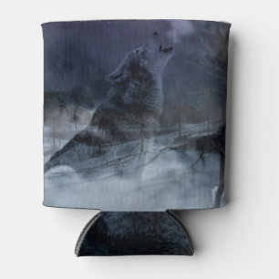 Porta-lata Wolf Spirit Moon Night