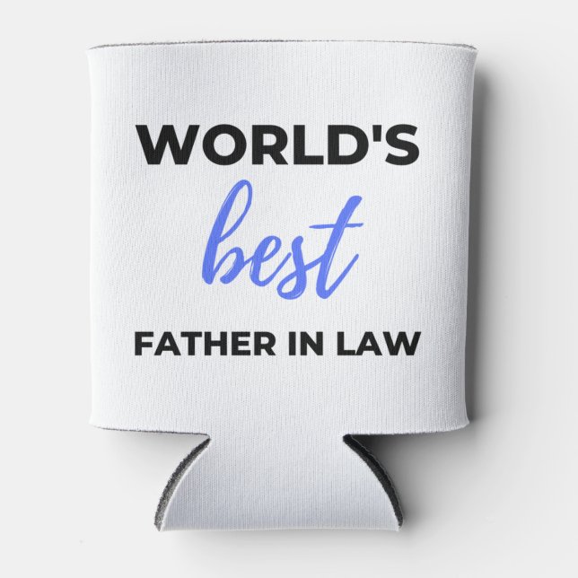 Porta-lata World's Best Father In Law 2 (Frente)