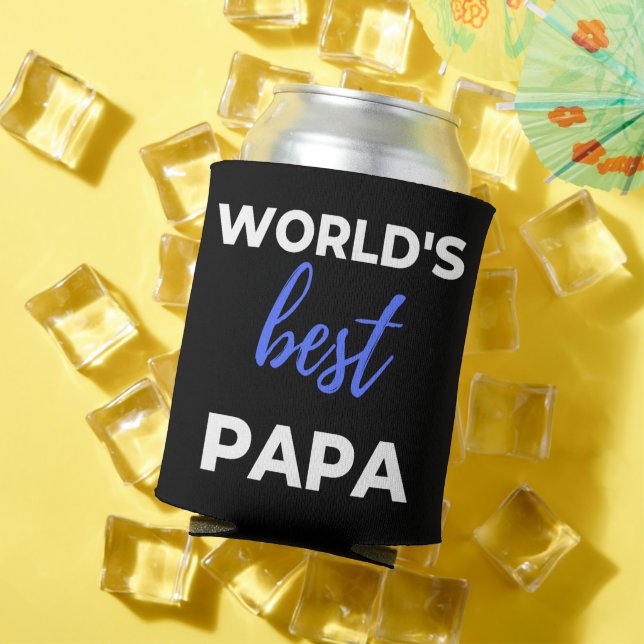 Porta-lata World's Best Papa (Verão in situ)