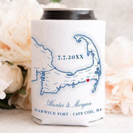 Porta-lata Wychmere Harwich Port Cape Cod Wedch Favor