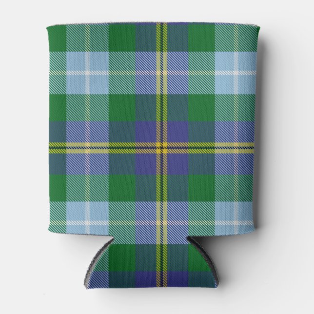 Porta-lata Xadrez do Scottish Clan Porteous Tartan (Frente)