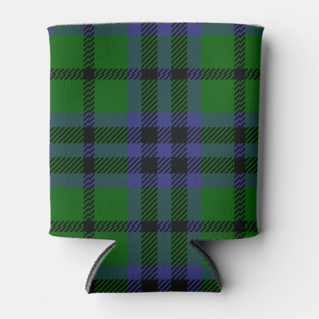 Porta-lata Xadrez escocesa Clan Austin Tartan (Frente)