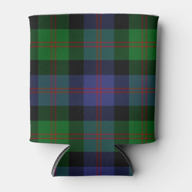 Porta-lata Xadrez escocesa Clan Blair Tartan (Frente)
