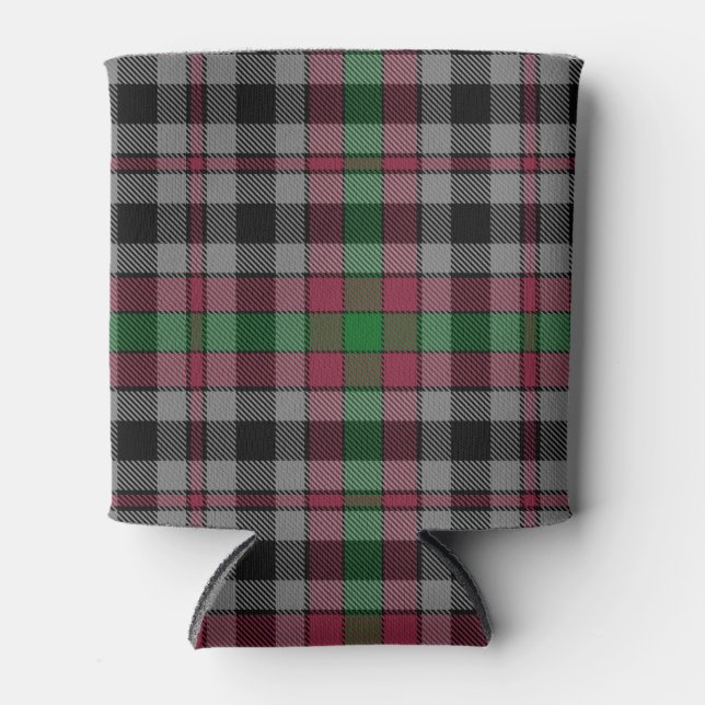 Porta-lata Xadrez escocesa Clan Borthwick Tartan (Frente)
